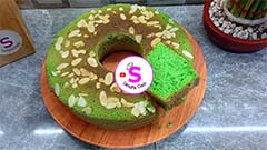 Bolu Pandan Almond