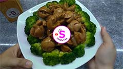 Brokoli Tumis Bakso Sapi Lada Hitam