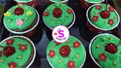 Christmas Chocolate Cupcake