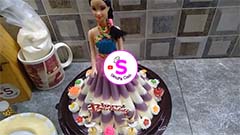 Puding Barbie Ulang Tahun